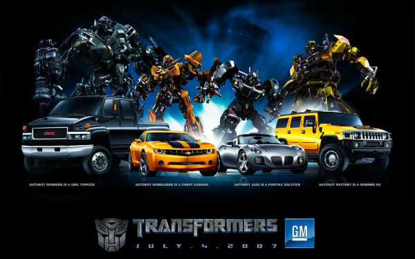 Автоботы в фильме Трансформеры 1