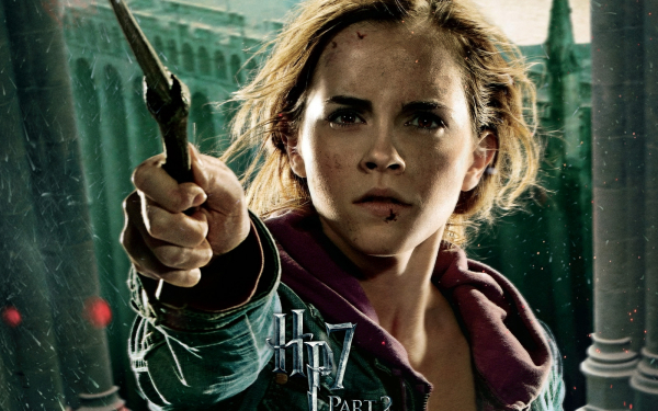 Гермиона с бузинной палочкой