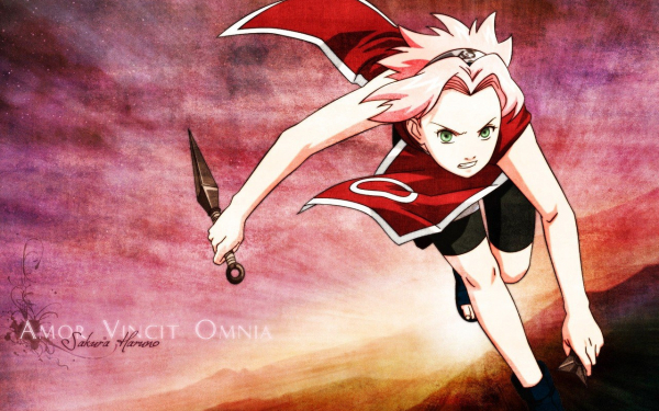 Сакура в красном