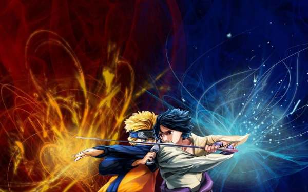 Битва Наруто и Саскэ