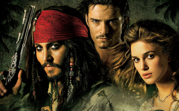 Капитан Джек Воробей, Элизабет и Уилл