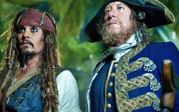 Капитан Джек Воробей и капитан Гектор Барбосса