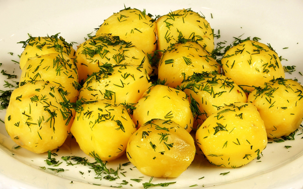 Отварной картофель