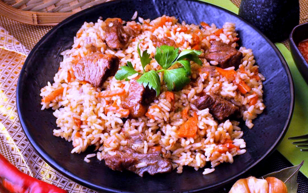 Плов с телятиной