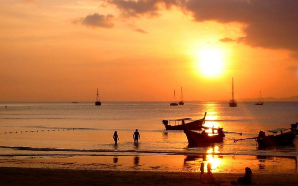 Кипр. Закат солнца