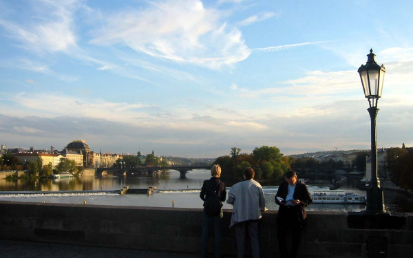 Прага мосты через Влтаву