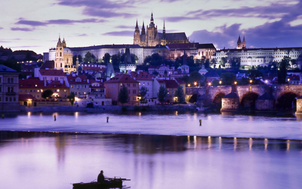 Река Влтава в Праге
