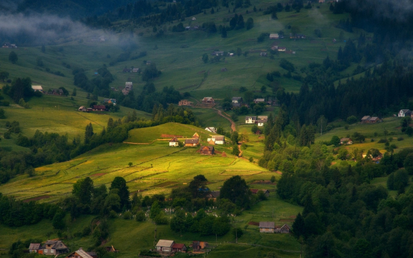 Деревня в горах