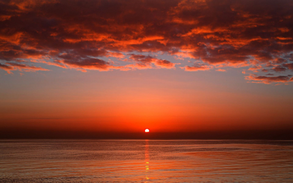 Красный закат