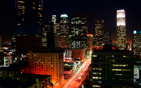 Лос-Анджелес ночью