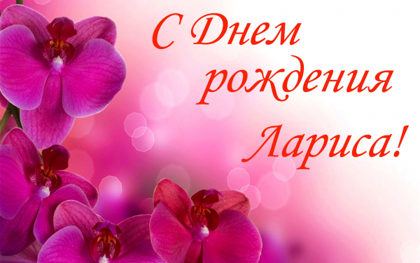 С днем рождения Лариса