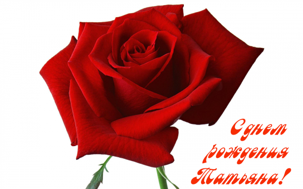 С днем рождения Татьяна