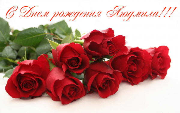 С днем рождения Людмила