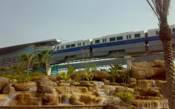 Дубай монорельсовая дорога