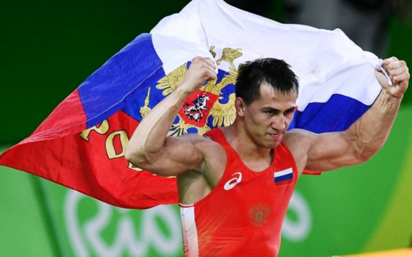 Российский борец Роман Власов - олимпийский чемпион