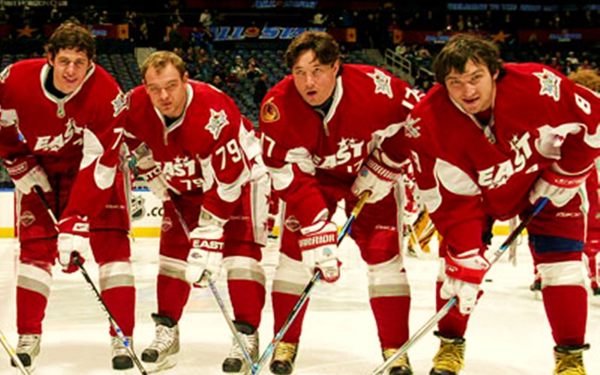 Великолепная четверка хоккеистов Российской олимпийской сборной 2014