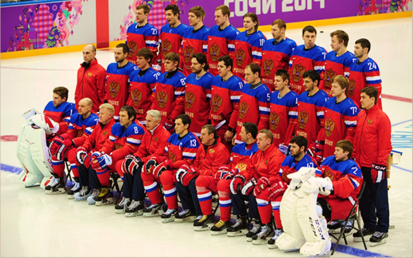 Сборная России по хоккею на олимпиаде в Сочи