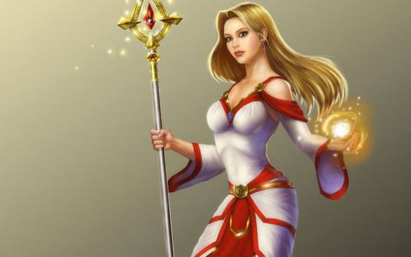 Девушка  волшебница