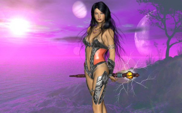 Красивая  ведьма