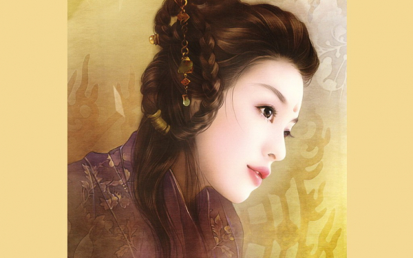 Девушка  японка