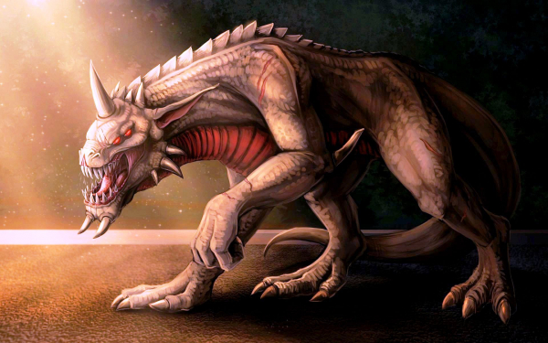 Зубастый монстр