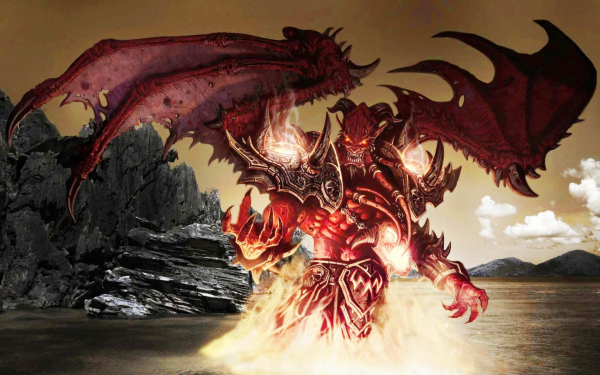 Крылатый демон монстр