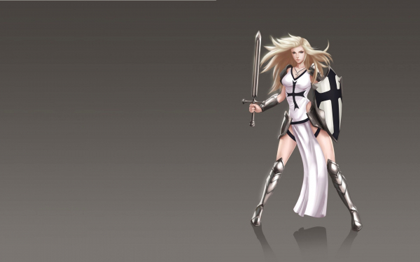 Девушка крестоноска фэнтези