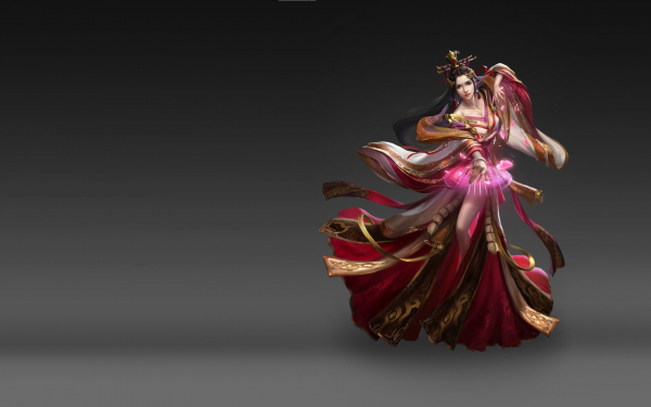 Девушка танцует фэнтези