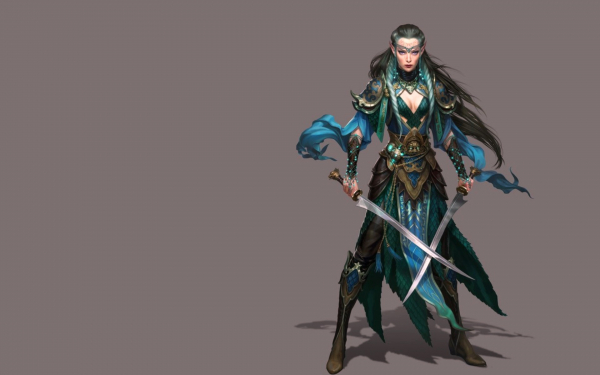 Фэнтези эльфийка