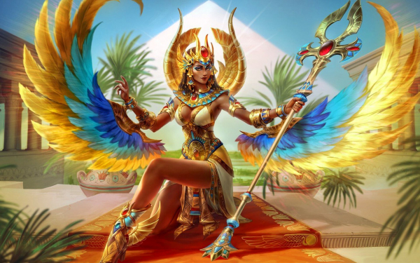 Египетская богиня фэнтези