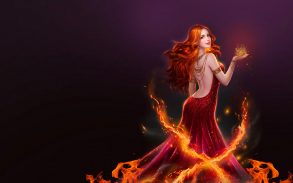 Огненная богиня фэнтези