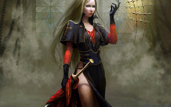 Девушка с мечом