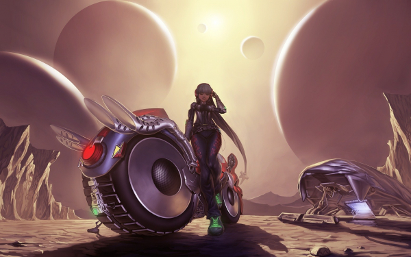 Девушка инопланетянка