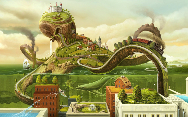 Город фэнтези