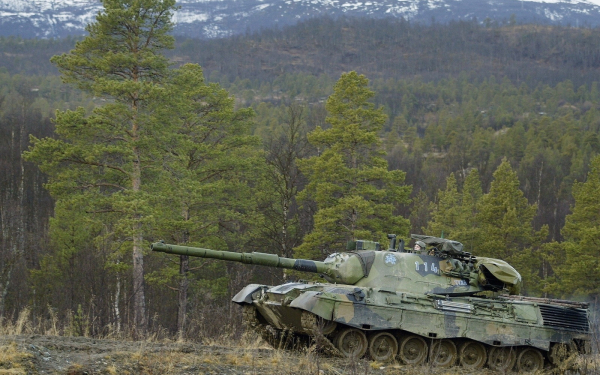 Танк в горах