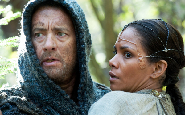 Том Хэнкс и Хэлли Берри в фильме Облачный атлас.