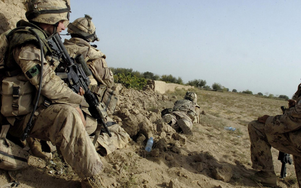 Солдаты канадской армии