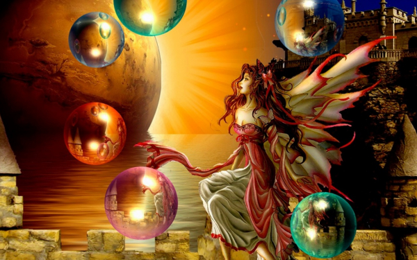 Фея и волшебные шары
