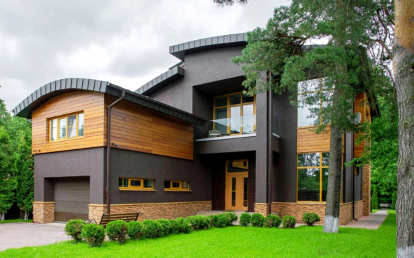 Двухэтажный коттедж с гаражом