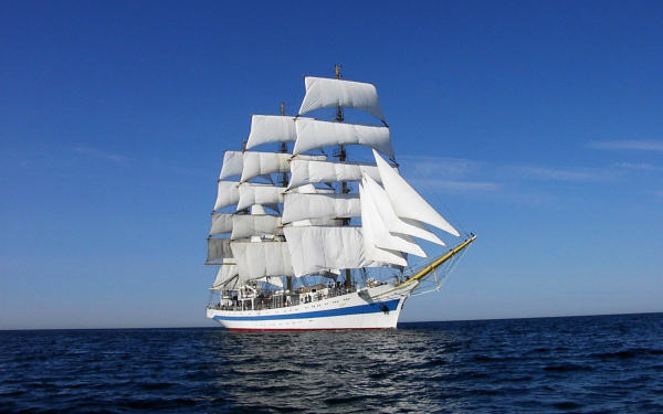 Трехмачтовый фрегат Мир