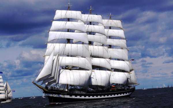 Четырёхмачтовый барк Крузенштерн