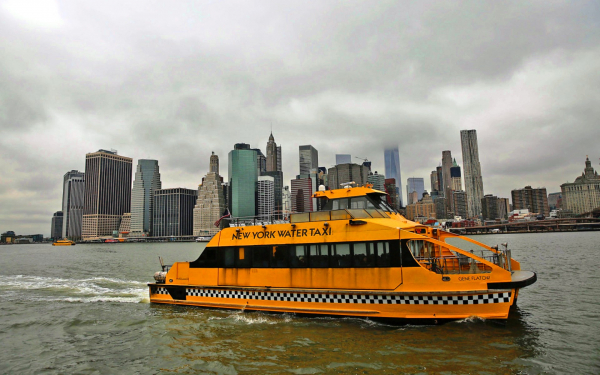 Водное такси в Нью-Йорке