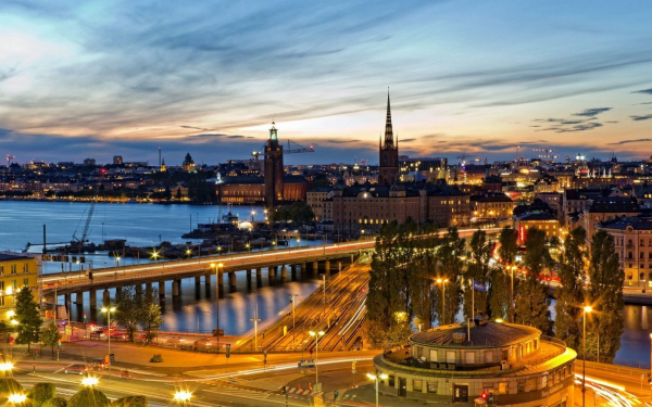 Вечерний Стокгольм