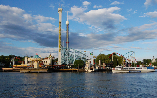 Парк развлечений Грена Лунд в Стокгольме