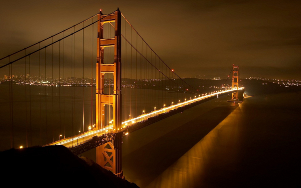 Мост через пролив Золотые Ворота в Сан-Франциско