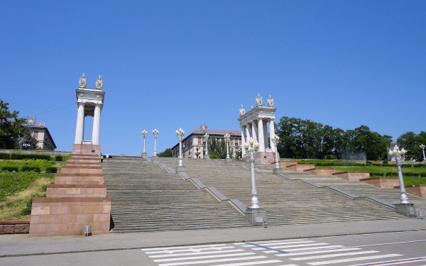 Набережная в Волгограде