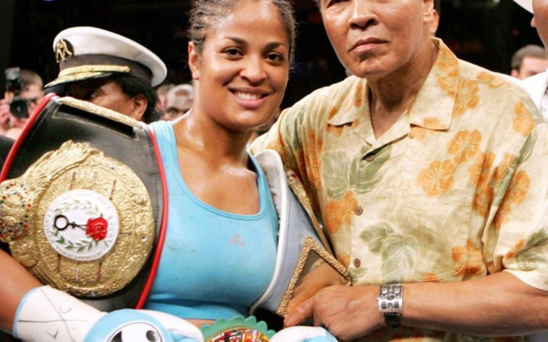 Мухаммед Али со своей дочерью Лейлой