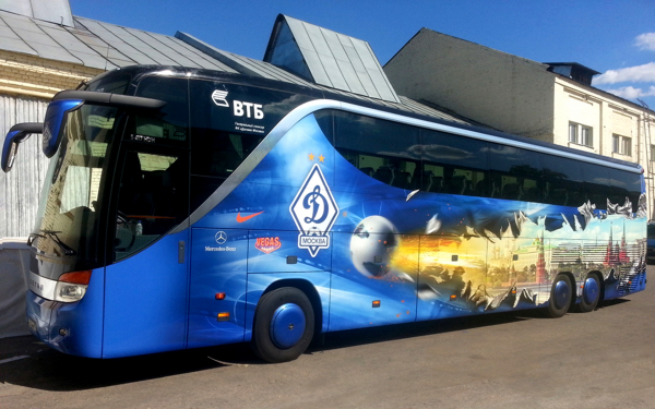 Автобус ФК Динамо Москва