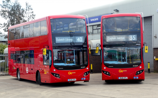 Двухэтажные автобусы Volvo