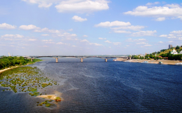 Река Ока в Нижнем Новгороде